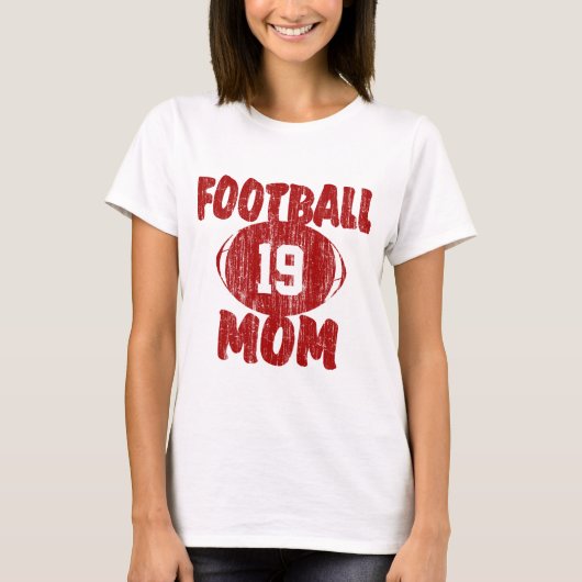 サッカーマママレッド Tシャツ (正面)