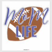 サッカーママライフビニールカーウィンドウ シール (シート)