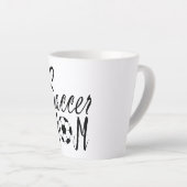 サッカーママラテコーヒーマグ カフェラテマグ (右アングル)