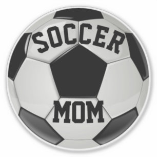 サッカーママリアルなサッカーボール シール