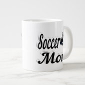 サッカーママ半文字ジャイアントコーヒーマグ ジャンボコーヒーマグカップ (正面右)
