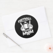 サッカーママ応援 ラウンドシール (封筒)