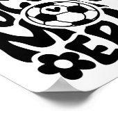 サッカーママ時代ママおもしろいママの日 ポスター (角)