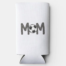 サッカーママ水玉模様サッカーボール スリム缶クーラー