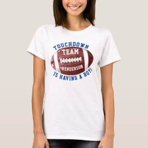 サッカーママ赤ちゃんシャワー Tシャツ