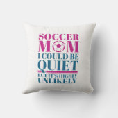 サッカーママ静か クッション (裏面)
