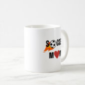 サッカーママ コーヒーマグカップ (正面右)