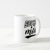 サッカーママ コーヒーマグカップ (正面右)