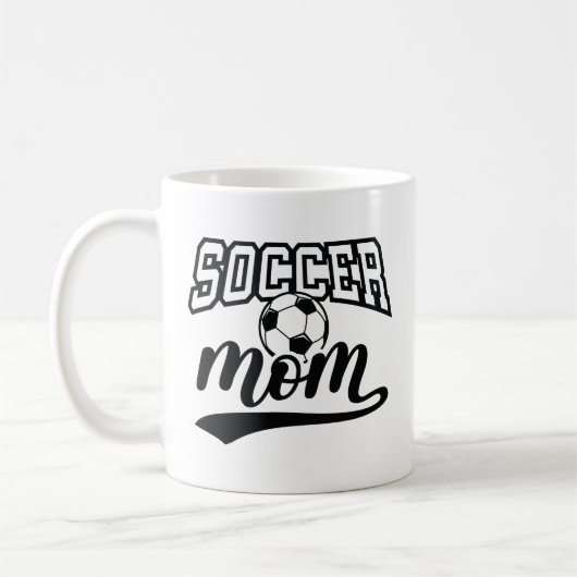 サッカーママ コーヒーマグカップ (左)