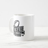 サッカーママ コーヒーマグカップ (正面左)