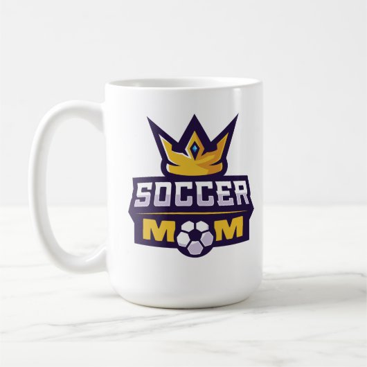 サッカーママ コーヒーマグカップ (左)