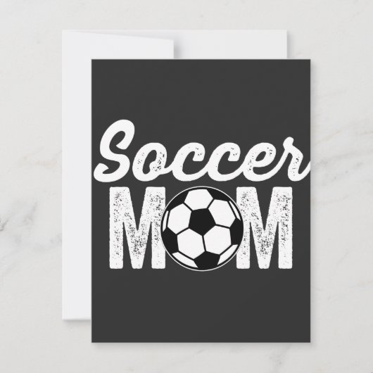 サッカーママ サンキューカード (正面)