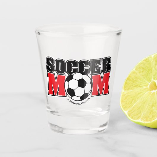 サッカーママ ショットグラス (正面)