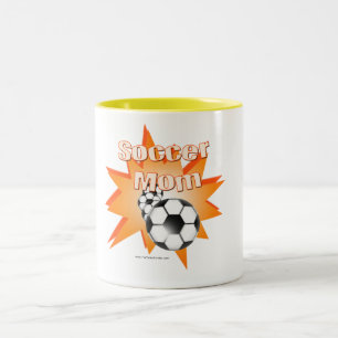 サッカーママ ツートーンマグカップ