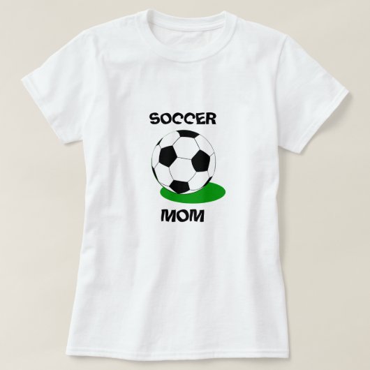 サッカーママ、ボールTシャツ Tシャツ (デザイン正面)
