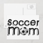 サッカーママ ポストカード (正面/裏面)