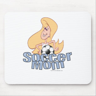 サッカーママ マウスパッド