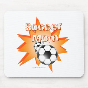 サッカーママ マウスパッド