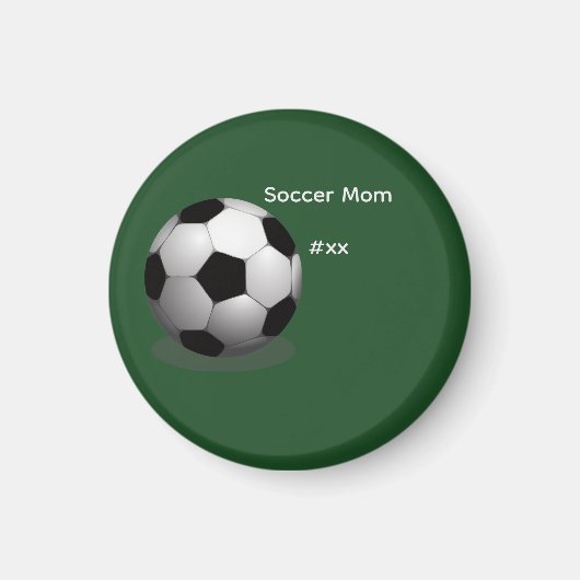 サッカーママ マグネット (正面)