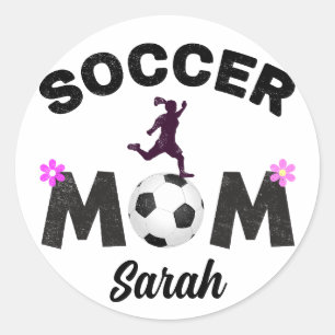 サッカーママ ラウンドシール
