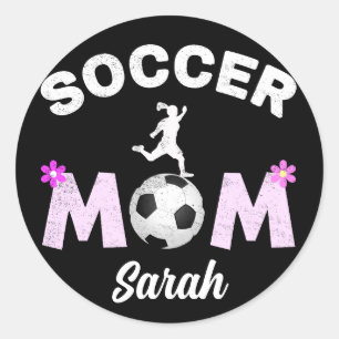 サッカーママ ラウンドシール