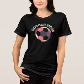 サッカーママ | レトロスタイル トライブレンドTシャツ (正面)