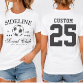 サッカーママ 応援クラブ スポーツママ ゲームデー Tシャツ