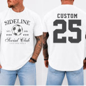 サッカーママ 応援クラブ スポーツママ ゲームデー Tシャツ