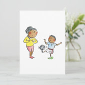 サッカーママ 招待状 (スタンド正面)