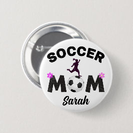 サッカーママ 缶バッジ