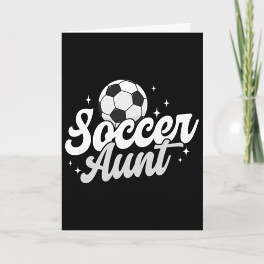 サッカーママ 自慢のサッカープレーヤーのお母さん ママさん カード (正面)