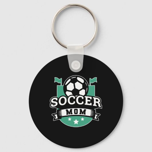 サッカーママ _4 キーホルダー (正面)