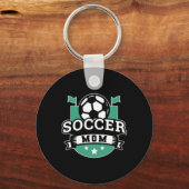 サッカーママ _4 キーホルダー (正面)