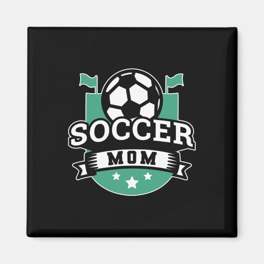 サッカーママ _4 マグネット (正面)
