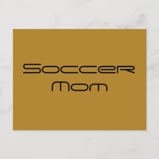 サッカーママ、OrphからのAllison hendrixへの言及 ポストカード (正面)