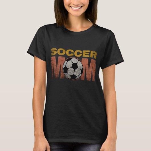 サッカーママTシャツ Tシャツ (正面)