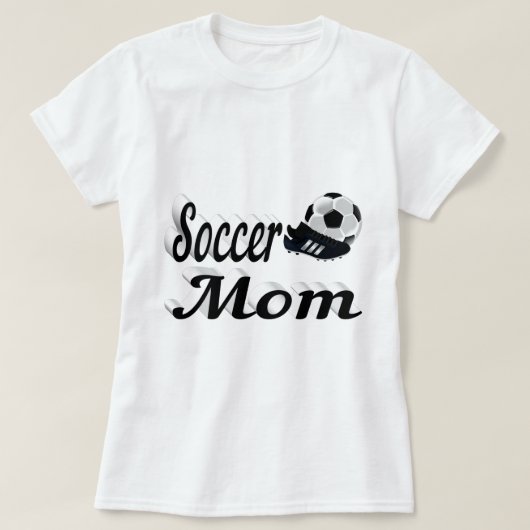 サッカーママTシャツ Tシャツ (デザイン正面)