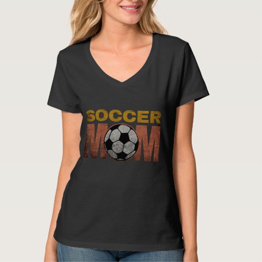 サッカーママTシャツ Tシャツ (正面)