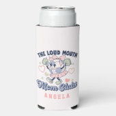 サッカーマムセパーソナライズされたッツァークーラーボックス スリム缶クーラー (Seltzer裏面)