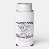 サッカーマムセパーソナライズされたッツァークーラーボックス スリム缶クーラー (Seltzer正面)