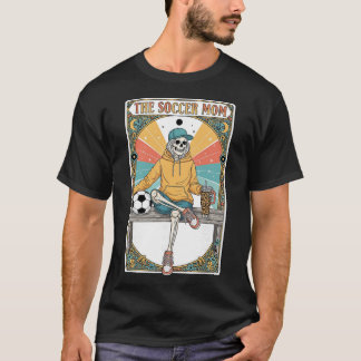 サッカーマム タロットカード スケルトン コーヒー 副業 Tシャツ