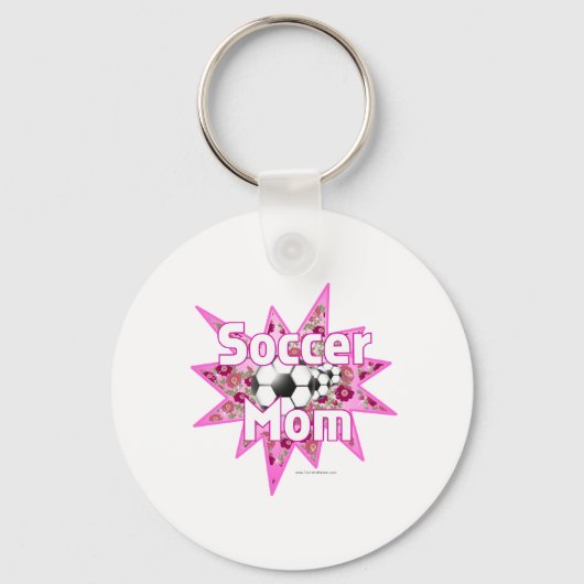 サッカーマム ローズ キーホルダー (正面)