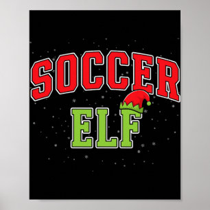 サッカーミニエルフ クリスマス ファミリー おそろい グループ クリスマス ポスター