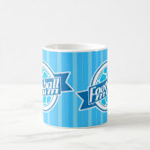 サッカームームブルー コーヒーマグカップ (中央)