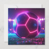 サッカーメガ 招待状 (正面)