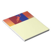 サッカーメモ帳 ノートパッド (アングル)