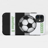 サッカーモダンボール緑カスタムのiPhone 5ケース Case-Mate iPhoneケース (裏面(横))