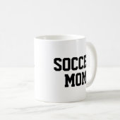 サッカーモダンママトレンディーサッカーコーチマグ コーヒーマグカップ (正面右)