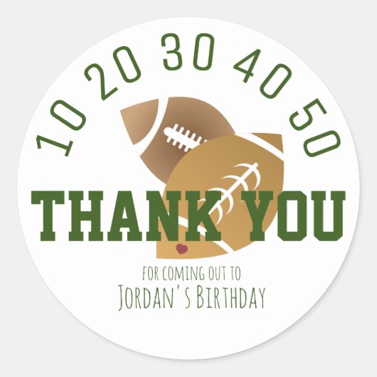 サッカーモダン場 ラウンドシール (正面)