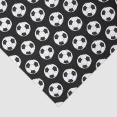 サッカーモダン少年誕生日キッズブラック 薄葉紙 (詳細)